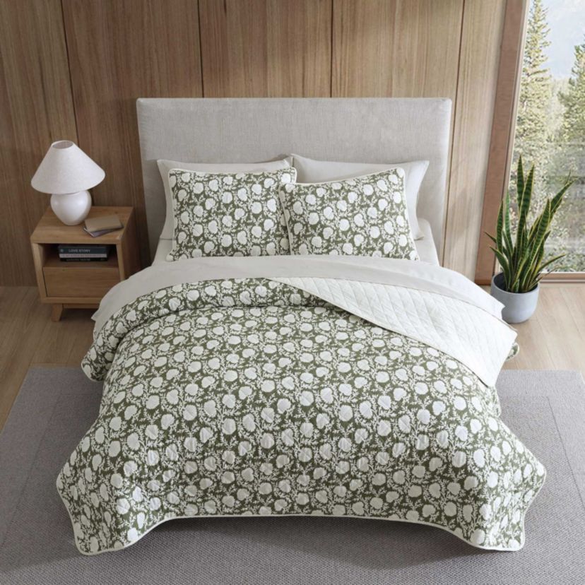 Garden Bloom Cotton Quilt Set