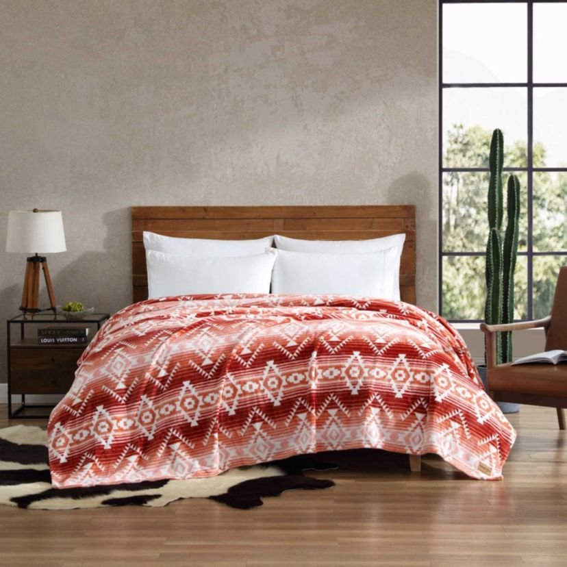 Jericho Peach Microfiber Blanket