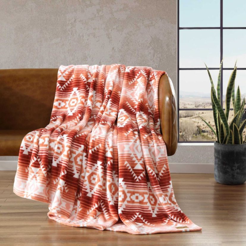 Jericho Peach Microfiber Blanket