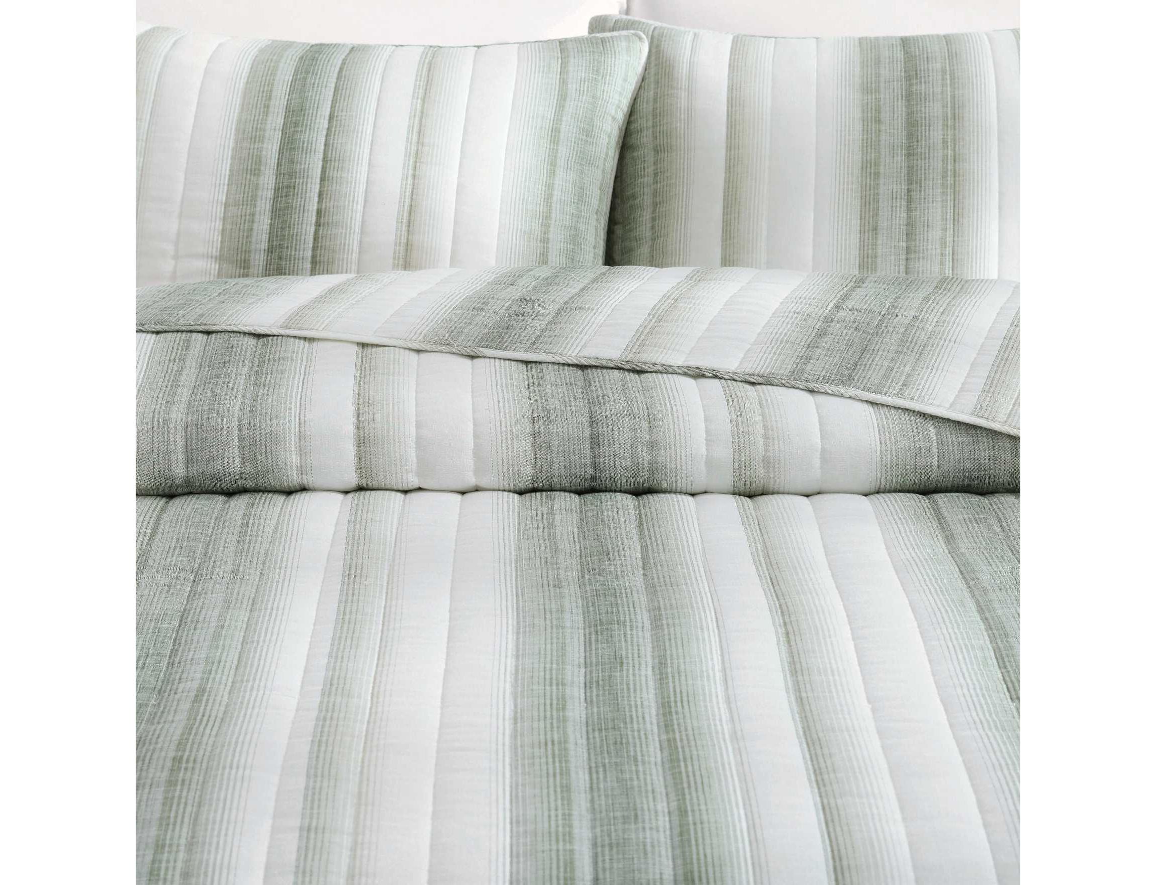 La Prisma Stripe Texture Cotton Quilt Set