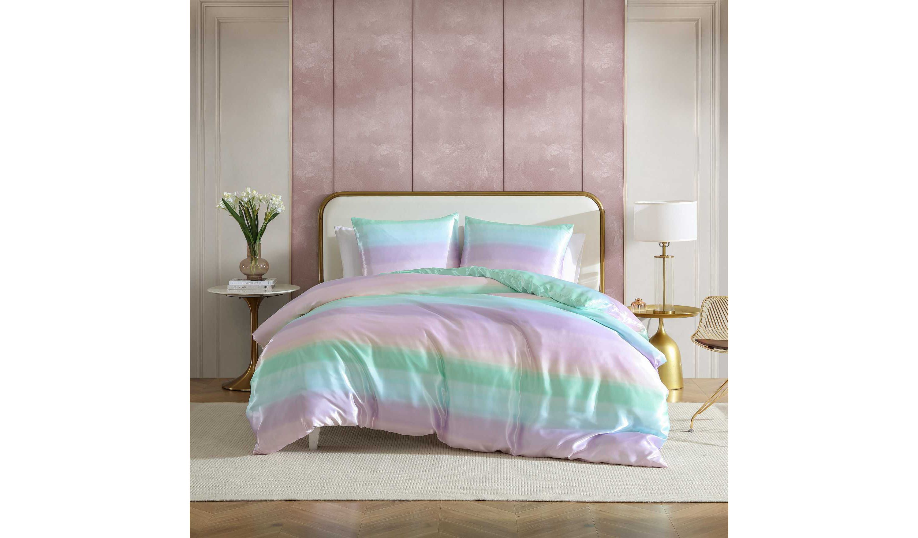 Pastel Ombre Microfiber Duvet Cover Set