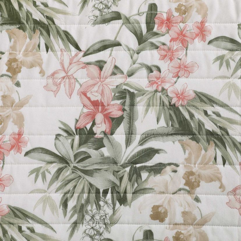 Island Orchid Cotton Quilt Set