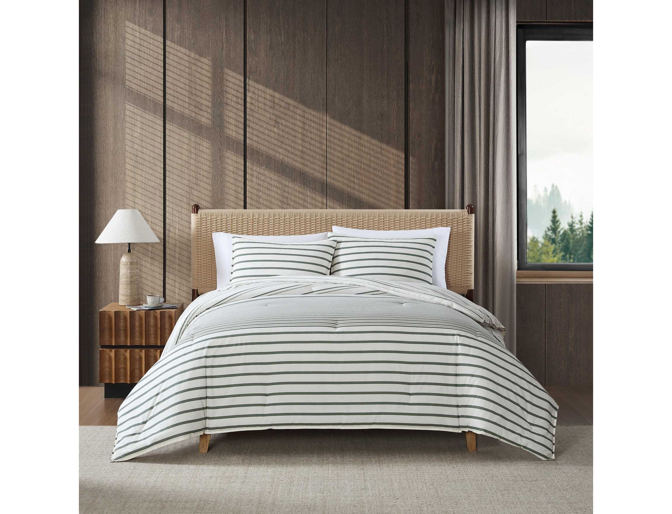 Cooper Stripe Cotton Duvet Cover Set