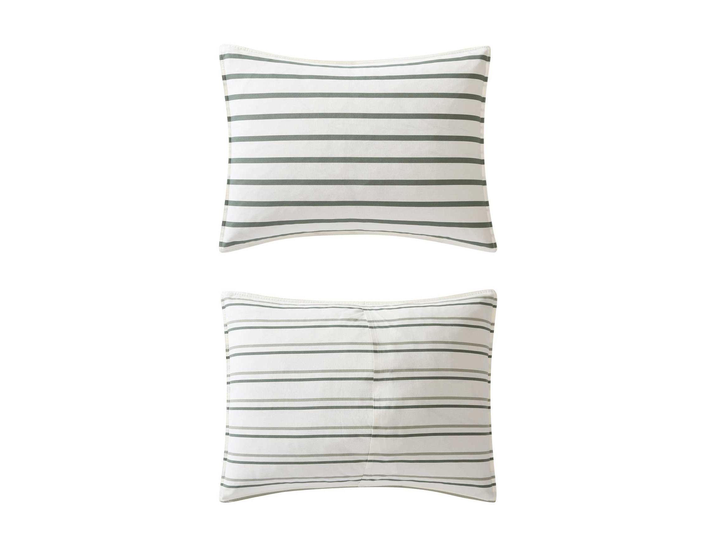 Cooper Stripe Cotton Duvet Cover Set