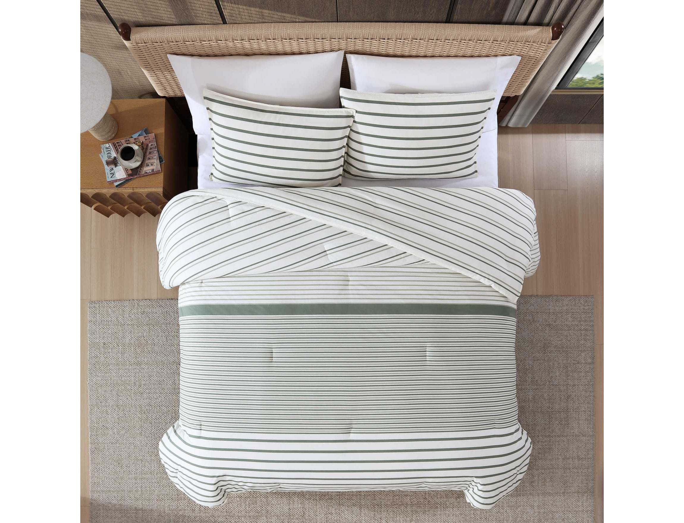 Cooper Stripe Cotton Duvet Cover Set