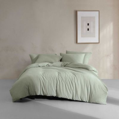 Calvin Klein Modern Cotton Melange Duvet Cover Set, Green, King