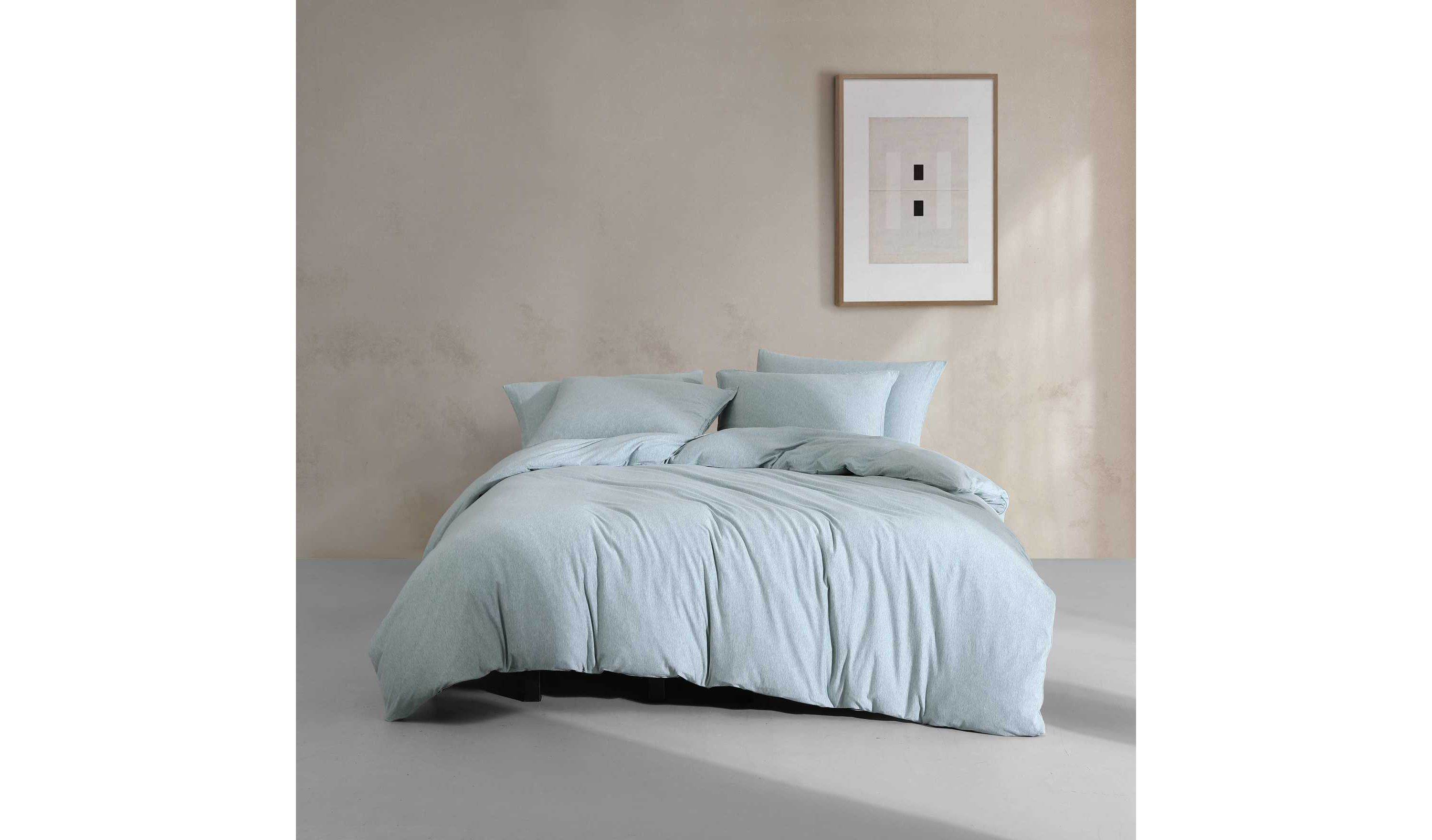 Modern Cotton Melange Duvet Cover Set