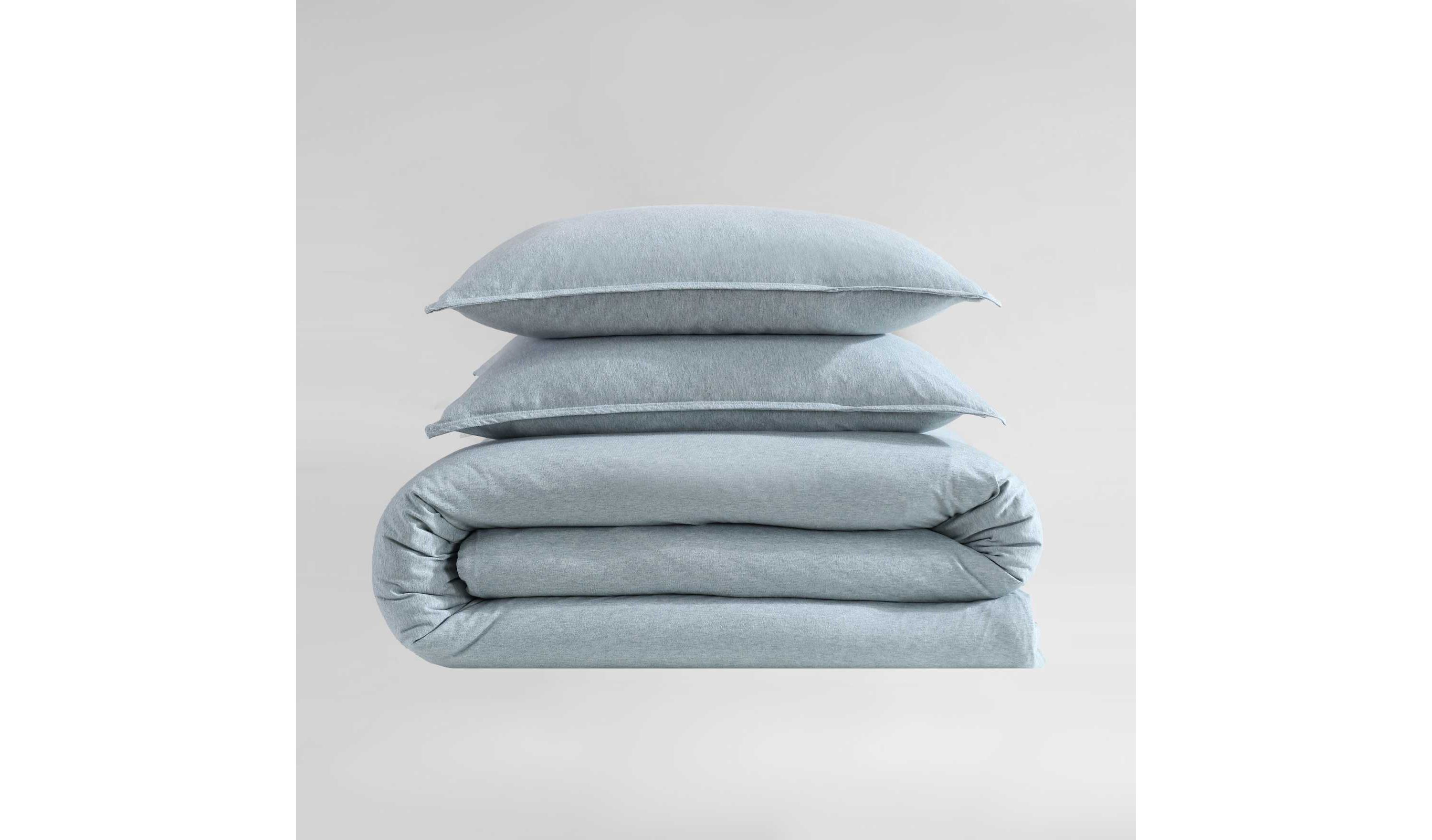 Modern Cotton Melange Duvet Cover Set