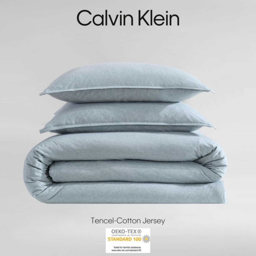 Modern Cotton Melange Duvet Cover Set