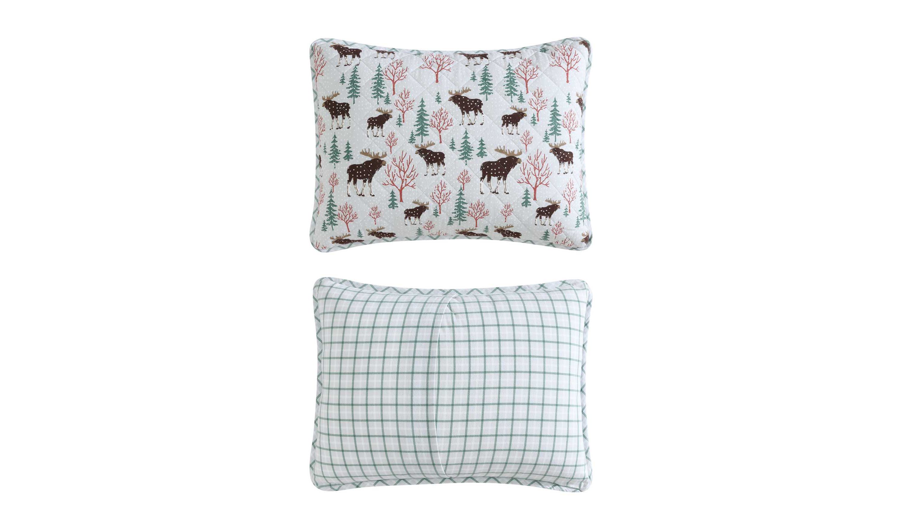 Mountain Moose Cotton Quilt Set