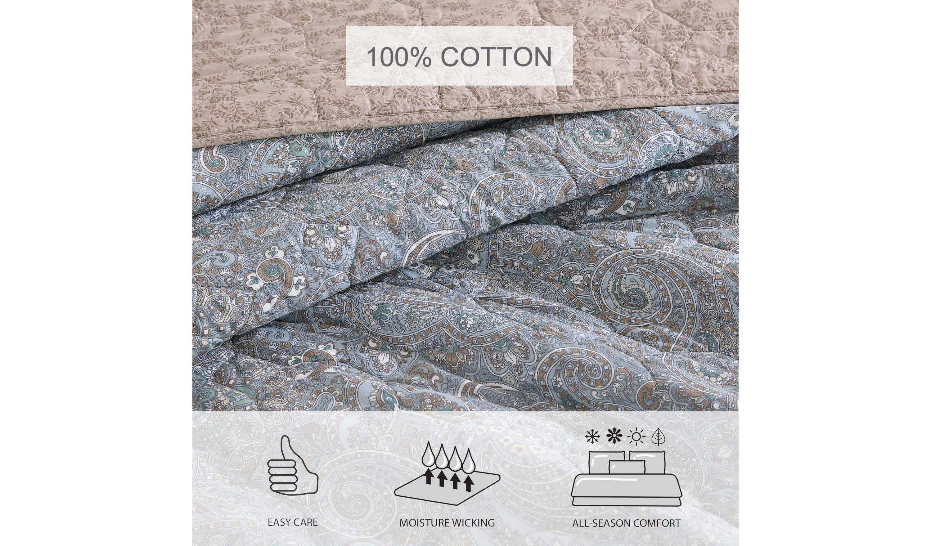 Emilia Cotton Quilt Set