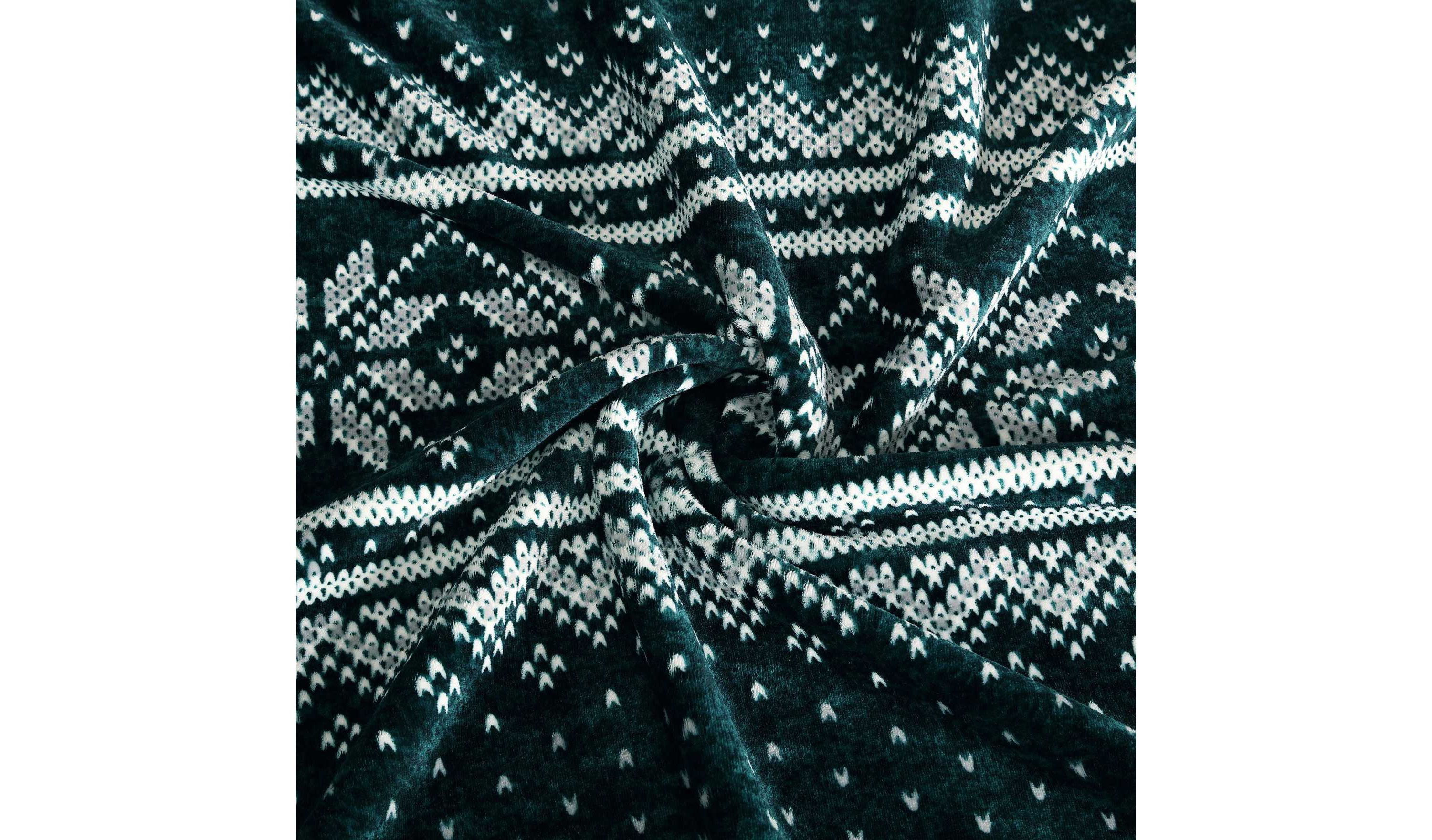 Fairisle Texture Microfiber Blanket