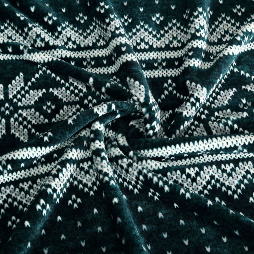 Fairisle Texture Microfiber Blanket