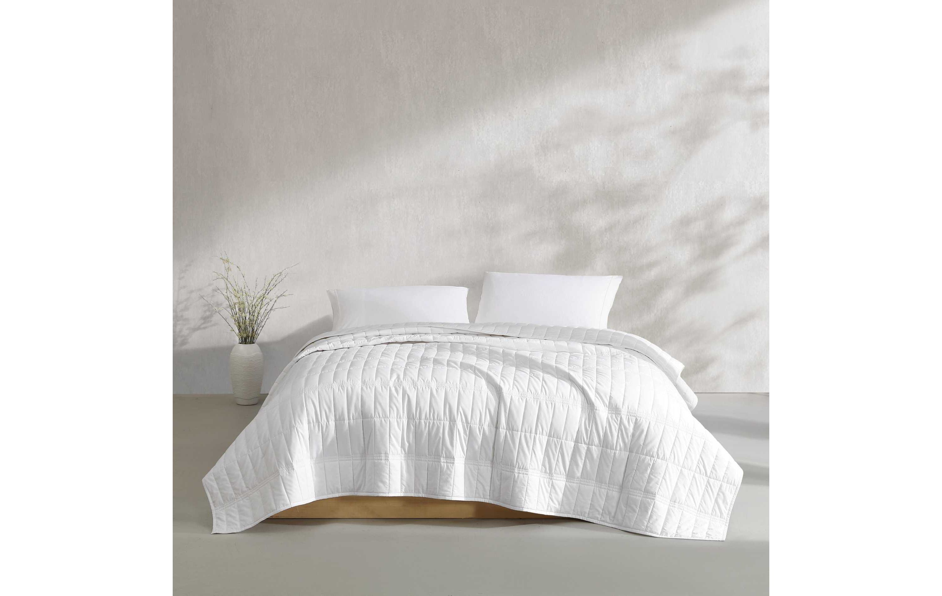 Washed Percale Cotton Quilt Set