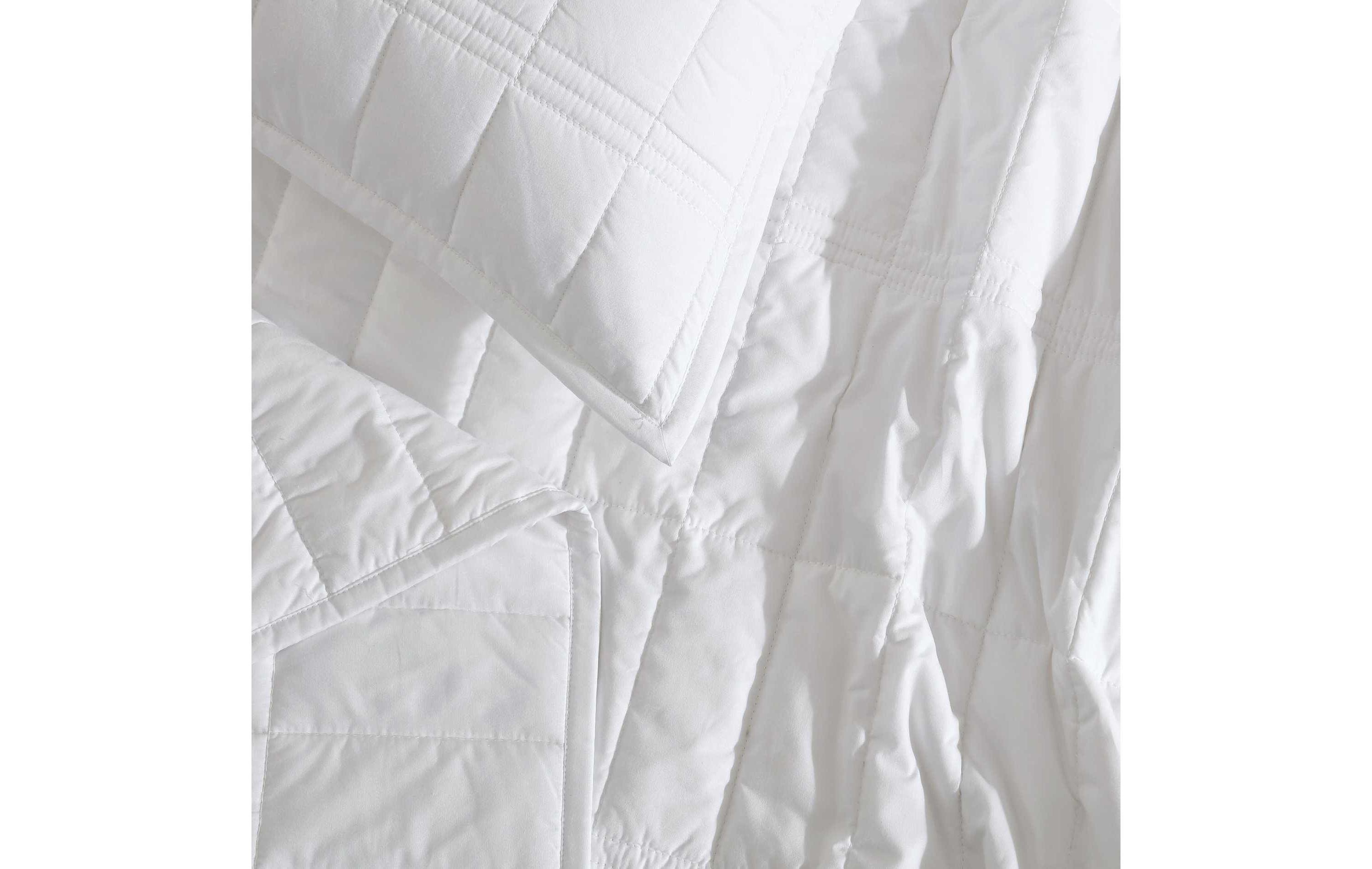 Washed Percale Cotton Quilt Set