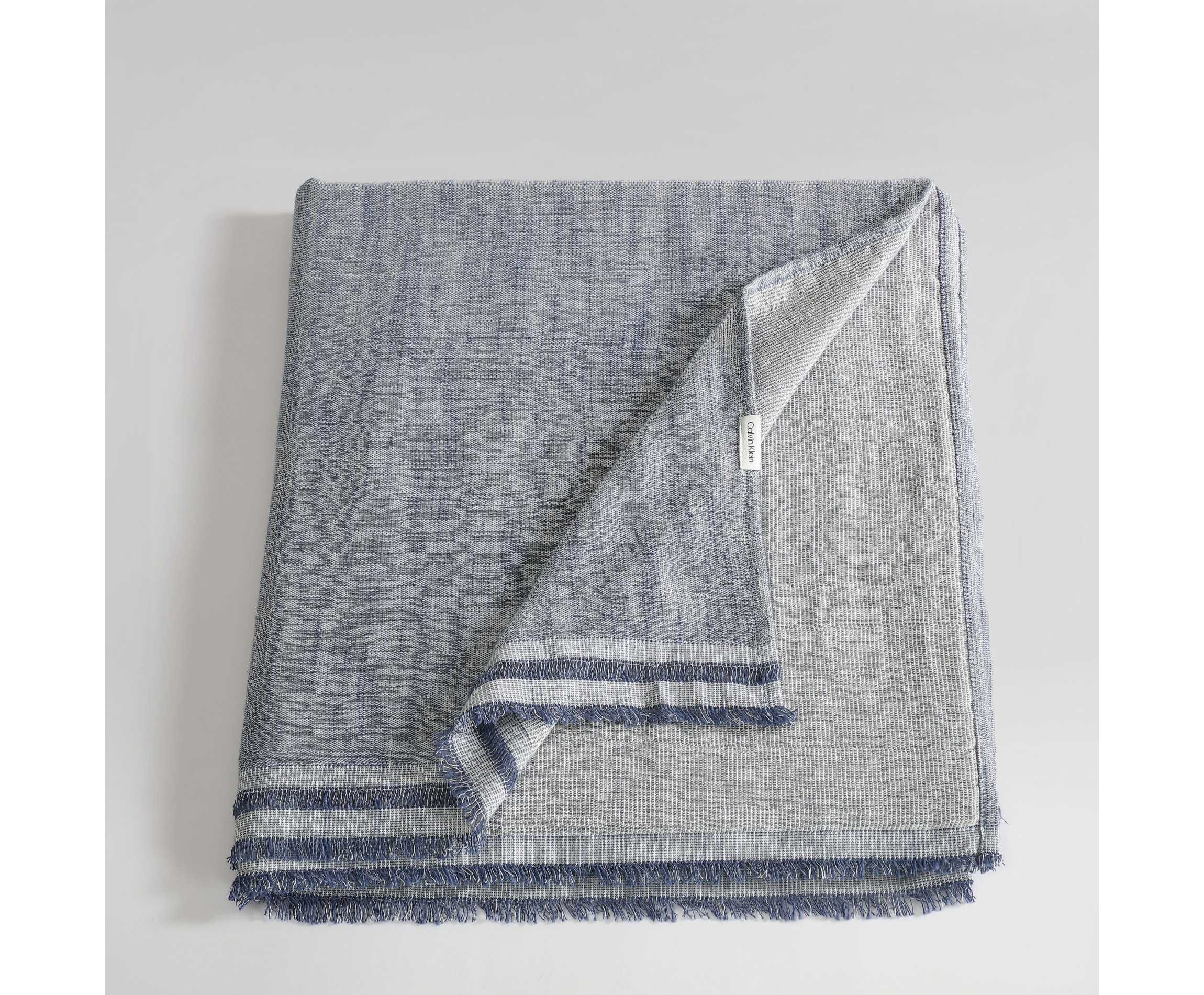 Fine Weave Linen Cotton Blend Throw
