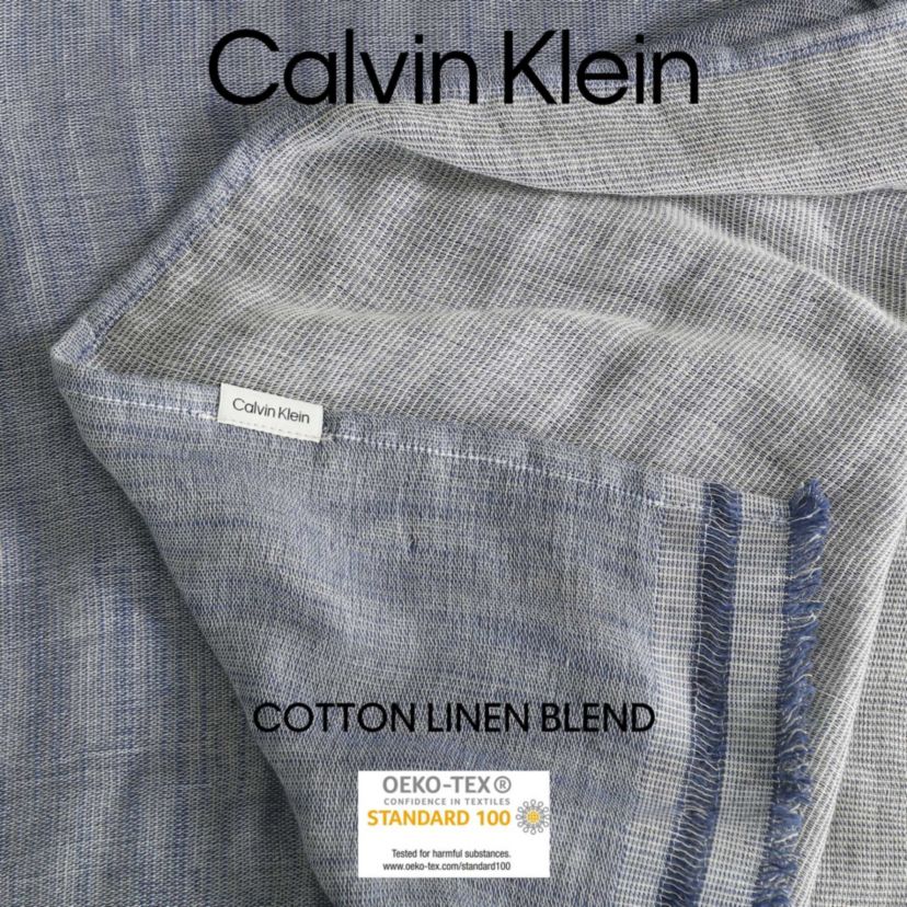 Fine Weave Linen Cotton Blend Throw