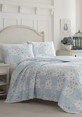 Laura Ashley Kenna Cotton Quilt Set