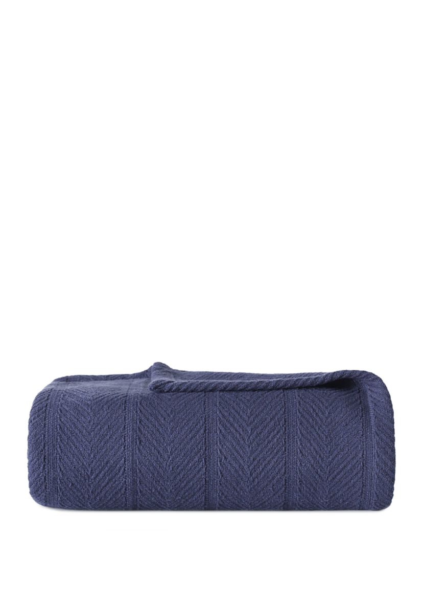 Herringbone Cotton Blanket 