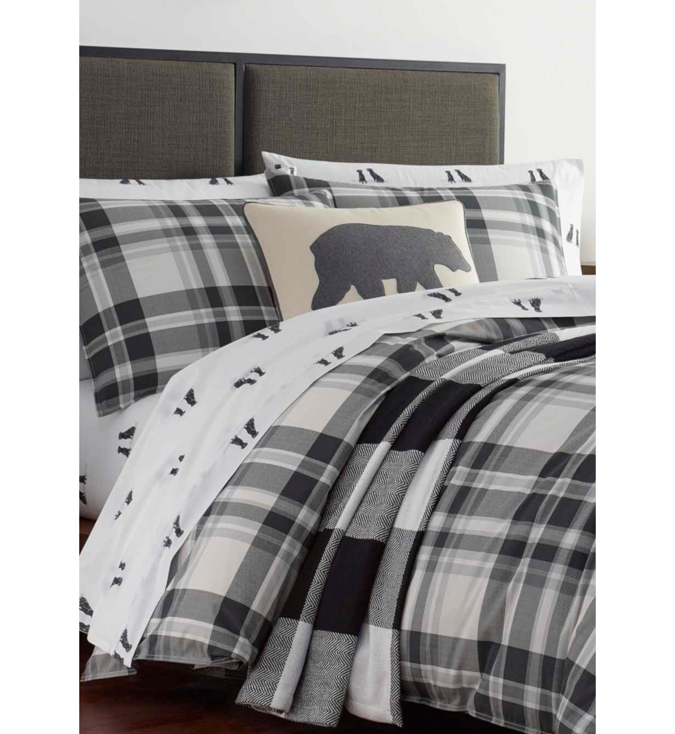 Coal Creek Plaid Cotton Comforter Sham Set