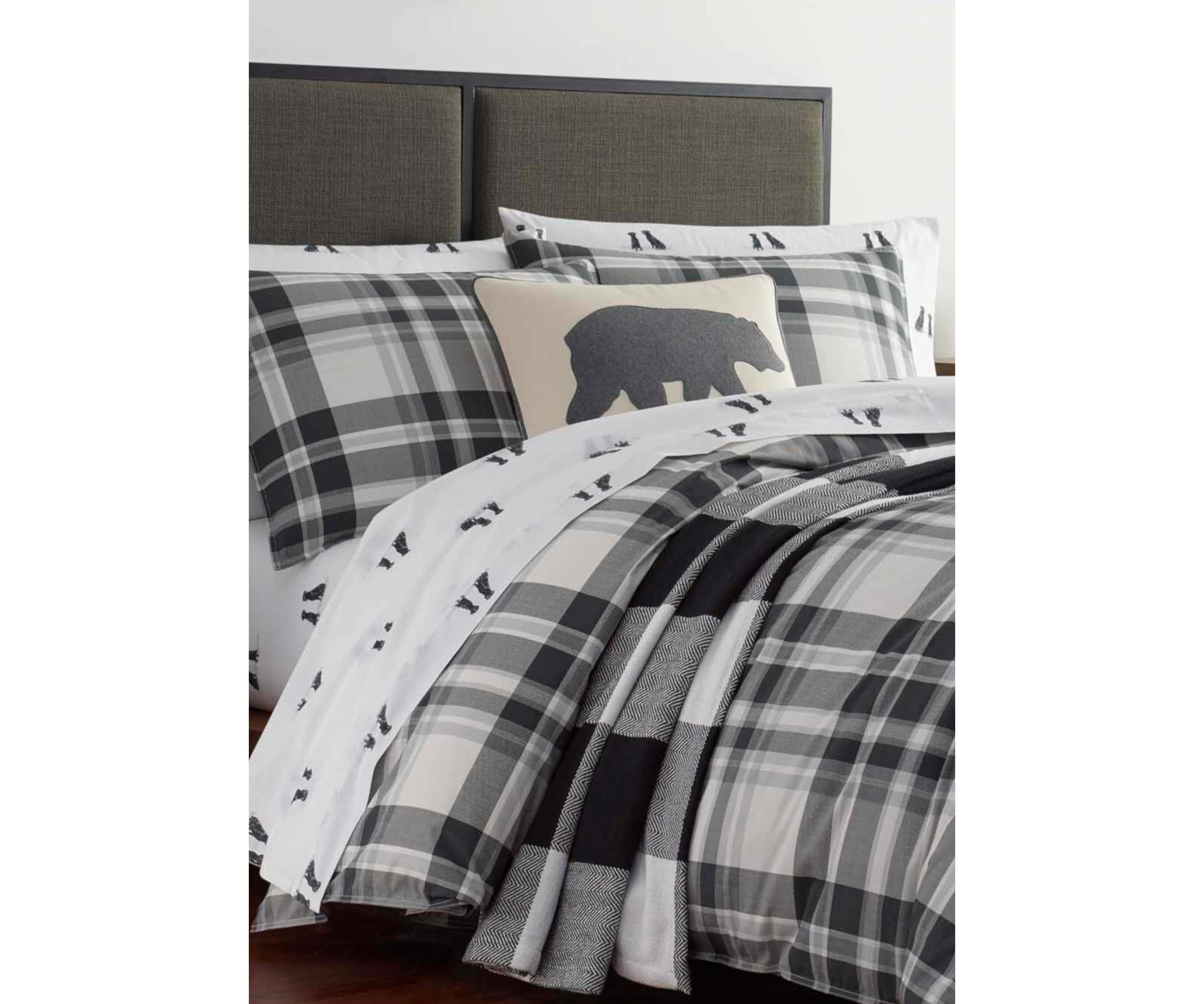 Coal Creek Plaid Cotton Comforter Sham Set