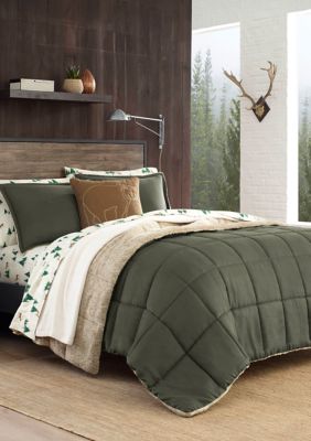  Eddie Bauer Suede Textured Comforter & Sham Sets (Sherwood-Saddle  Beige) : Home & Kitchen