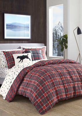 Eddie Bauer Timber Tartan Micro Suede Comforter Sham Set Belk