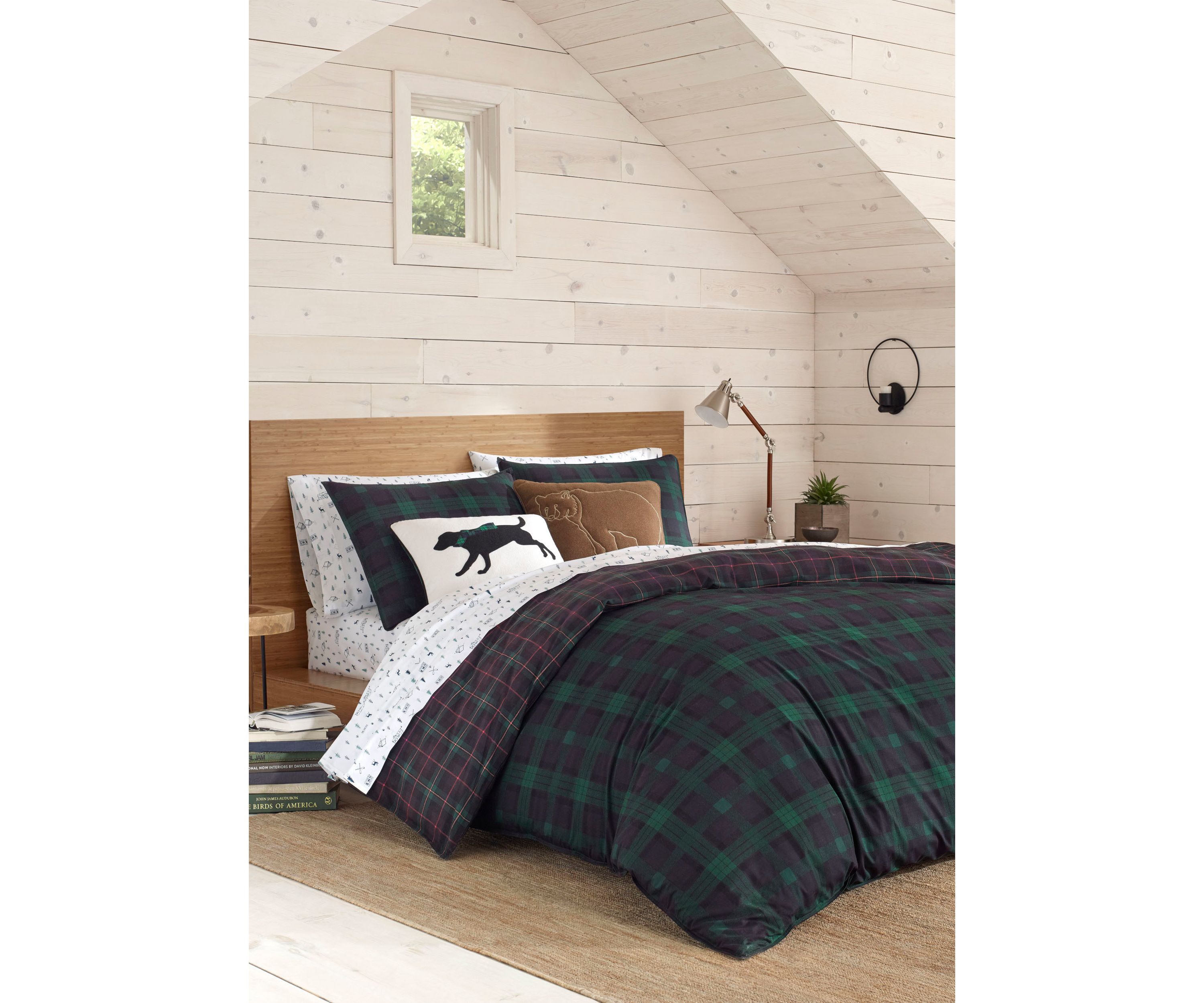 Woodland Tartan Cotton Duvet Cover Set