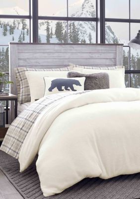 Eddie Bauer Cloud Peak Natural Duvet Cover Set Belk