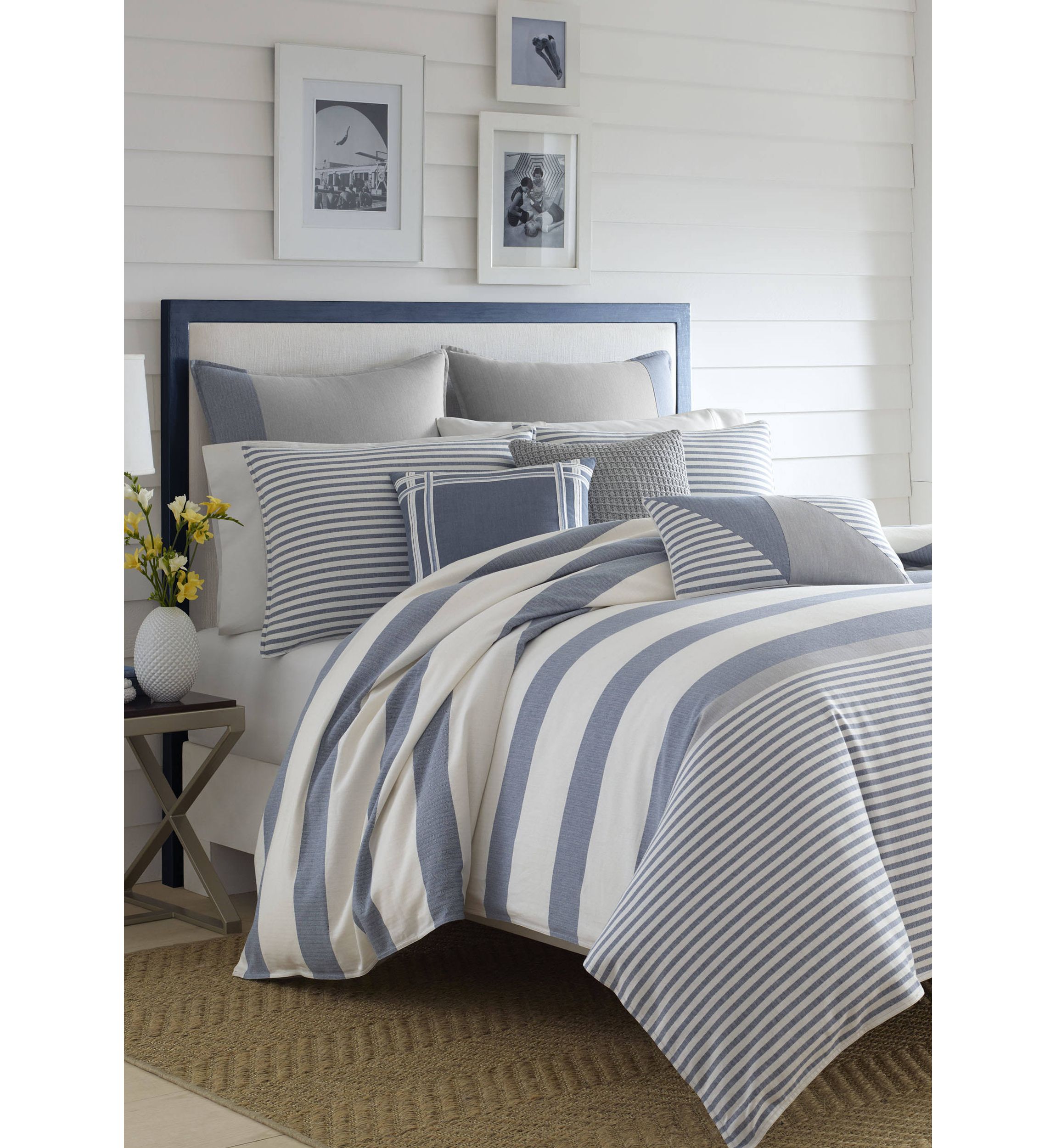 Fairwater All Cotton Blue Duvet Set