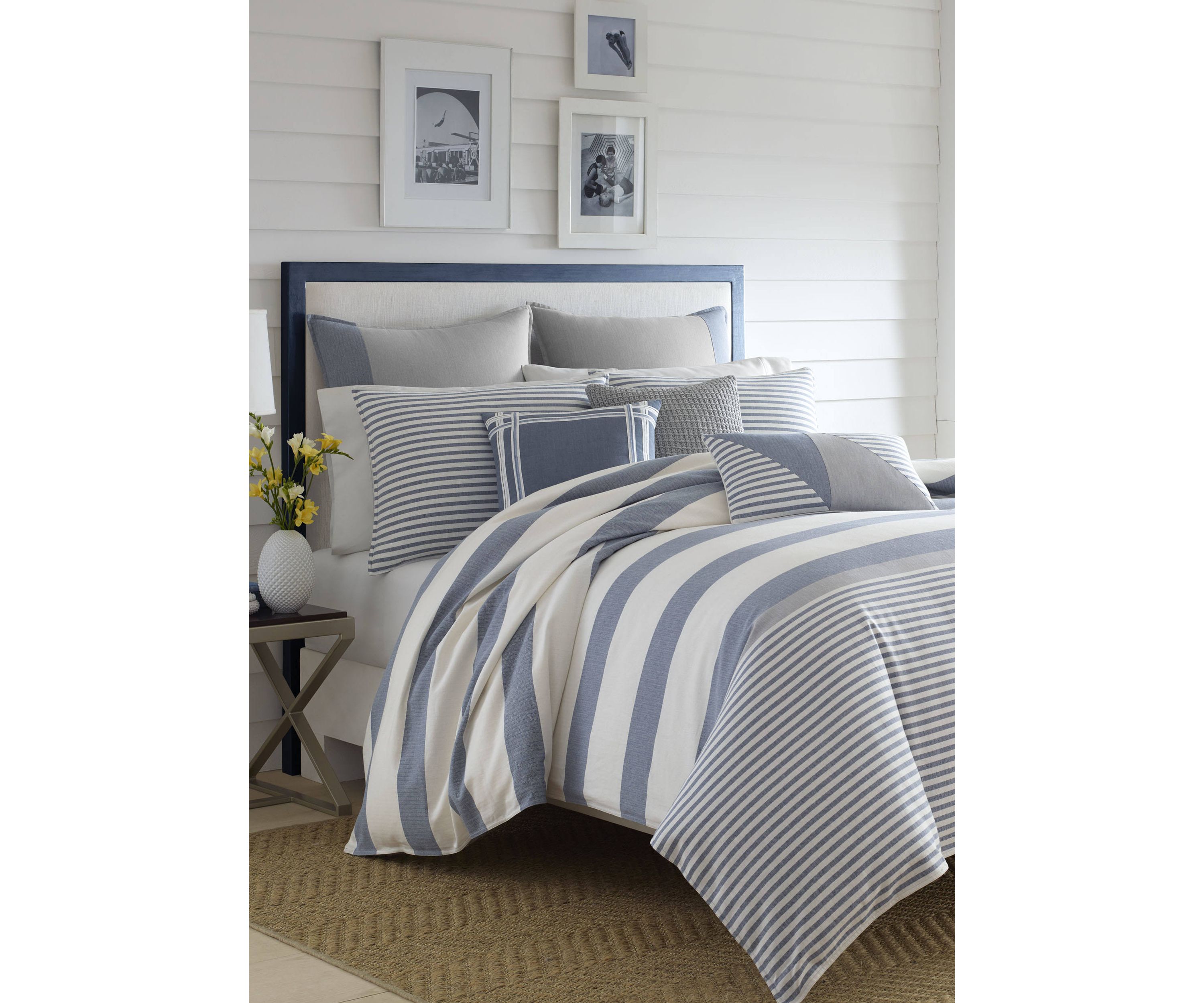 Fairwater All Cotton Blue Duvet Set