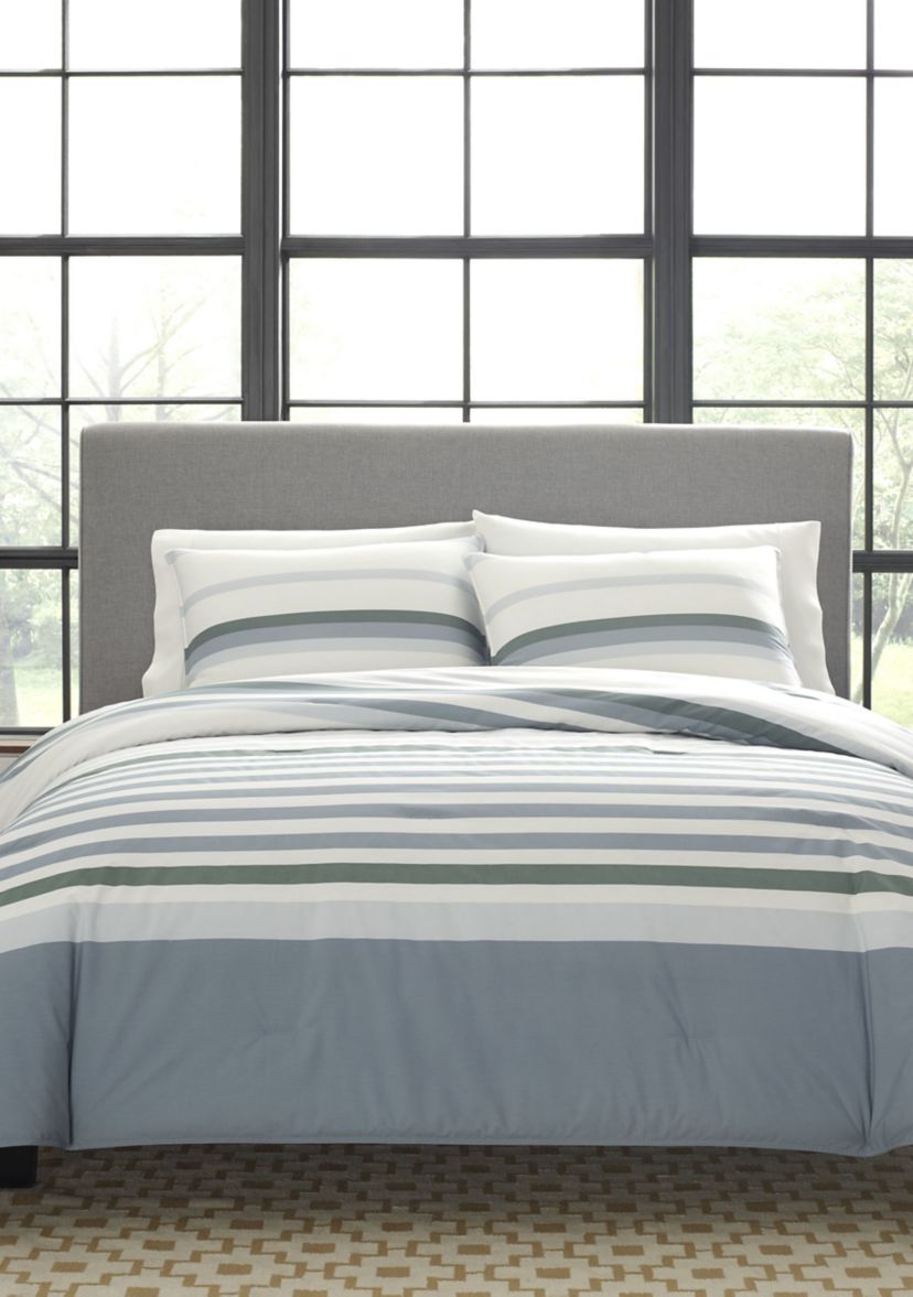 Lansier Gray Cotton Duvet Cover Set