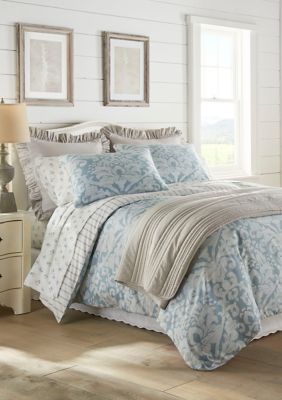 Stone Cottage Camden Blue Cotton Sateen Duvet Cover Set | belk