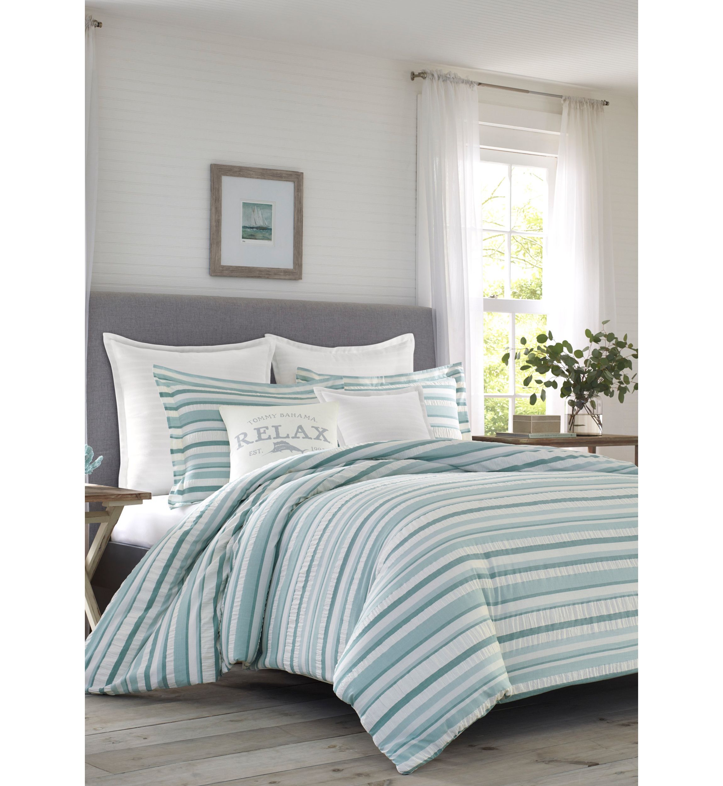 Clearwater Cay Cotton Duvet Cover Set