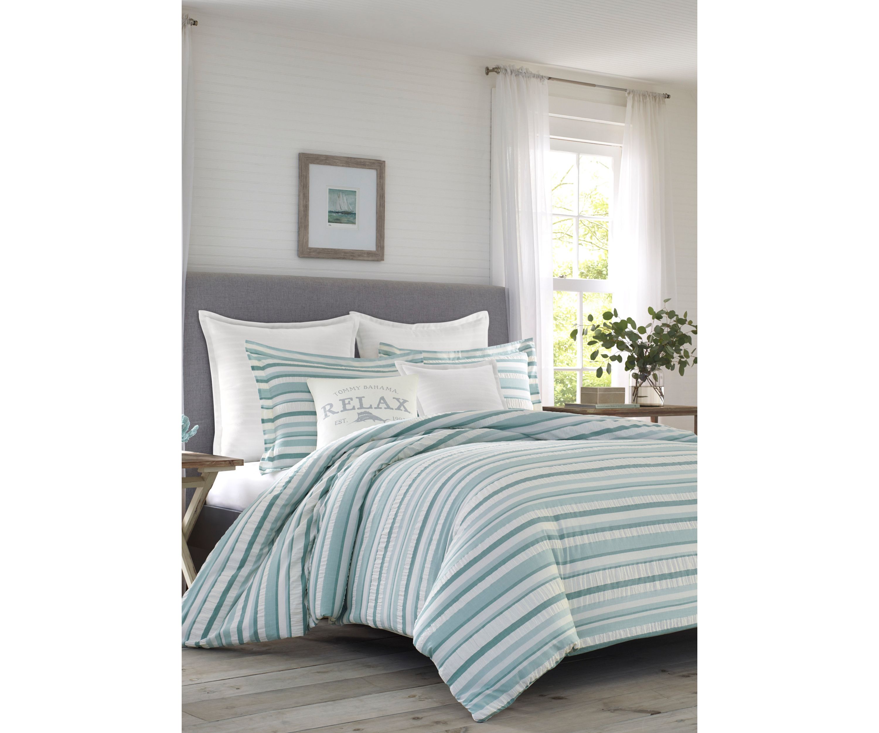 Clearwater Cay Cotton Duvet Cover Set