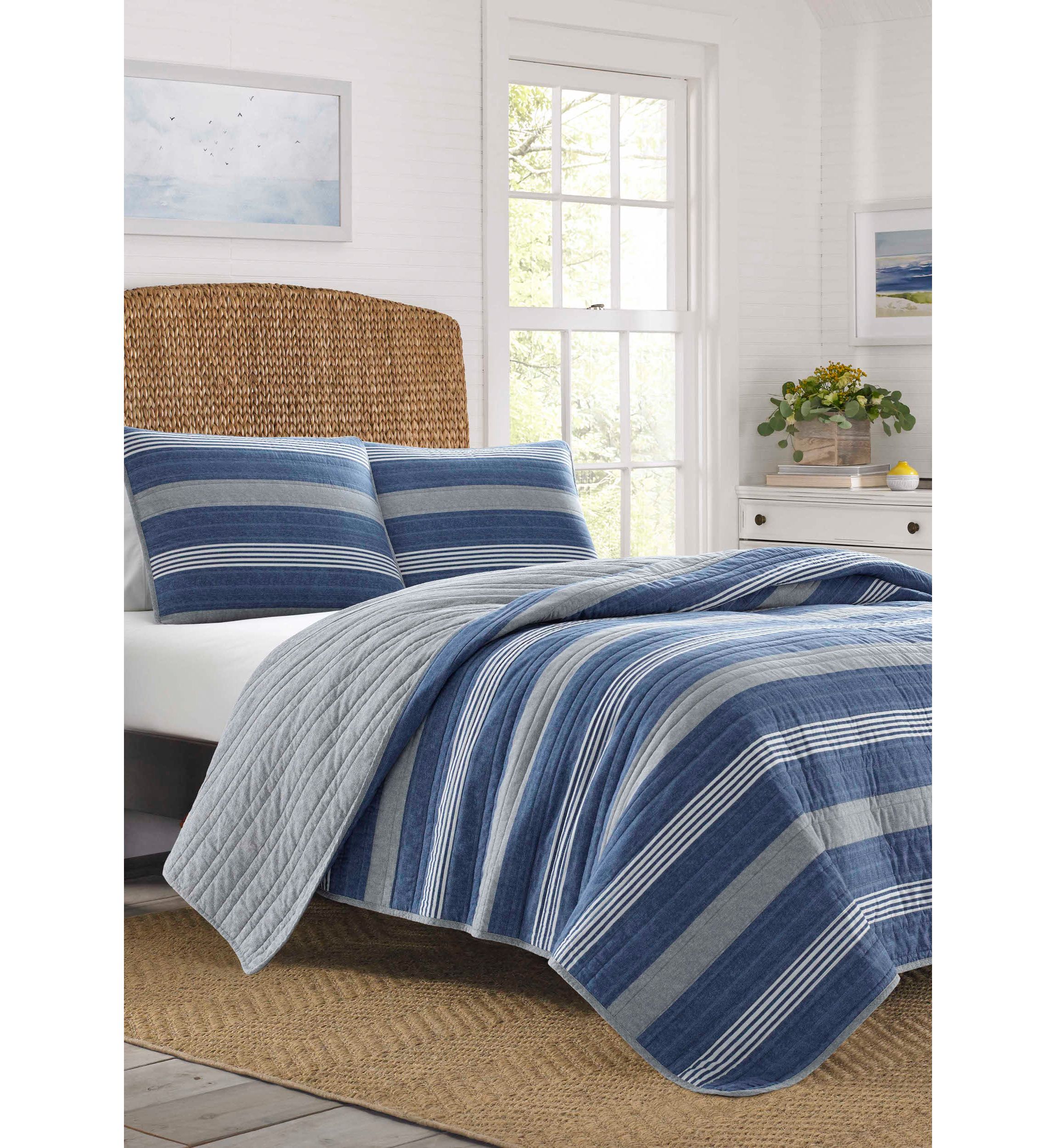 Saltmarsh Cotton Quilt Sham Set