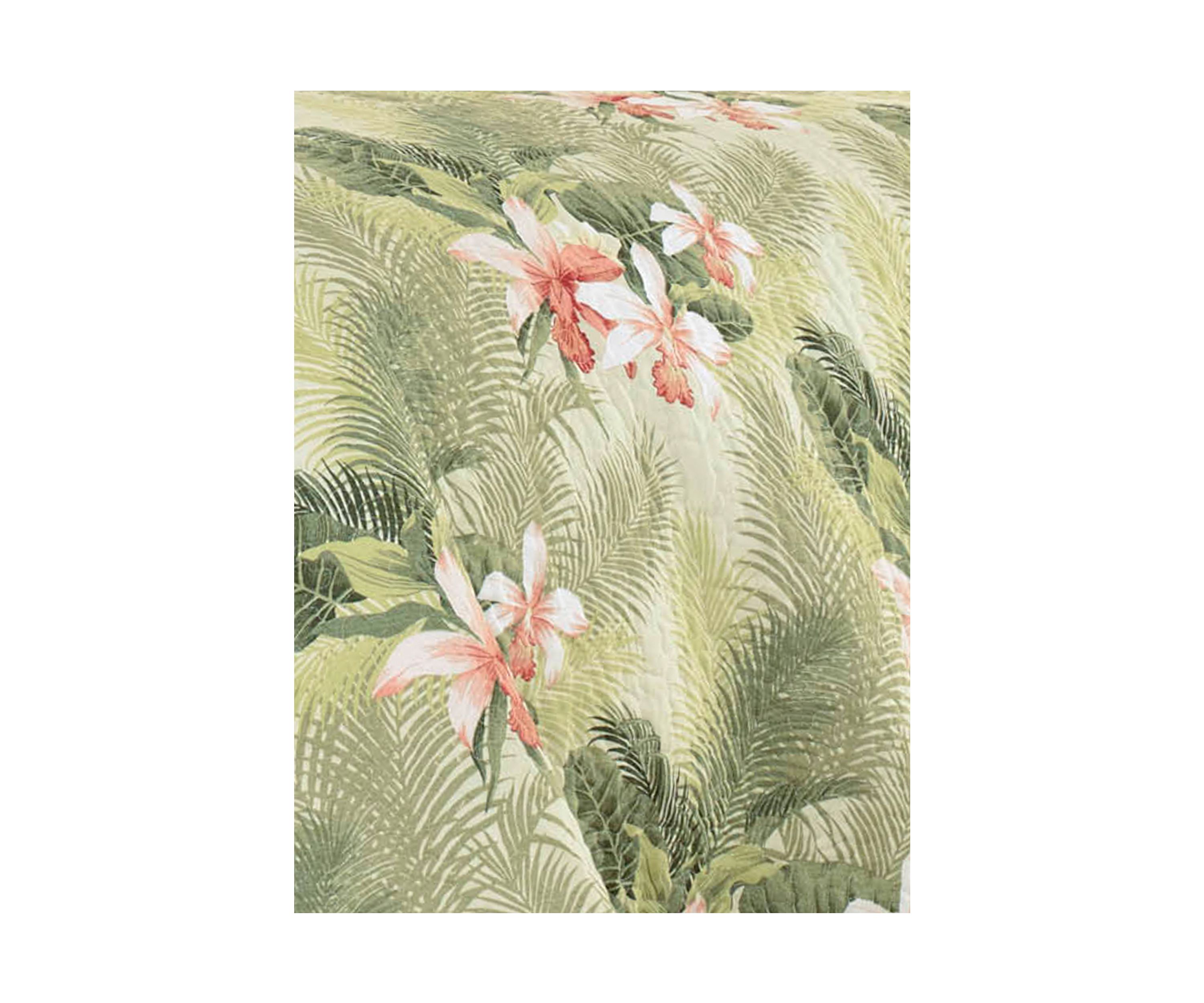 Tropical Orchid Quilt Sham Set