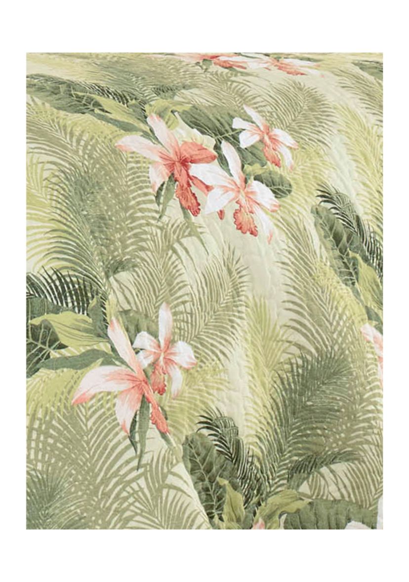 Tropical Orchid Quilt Sham Set