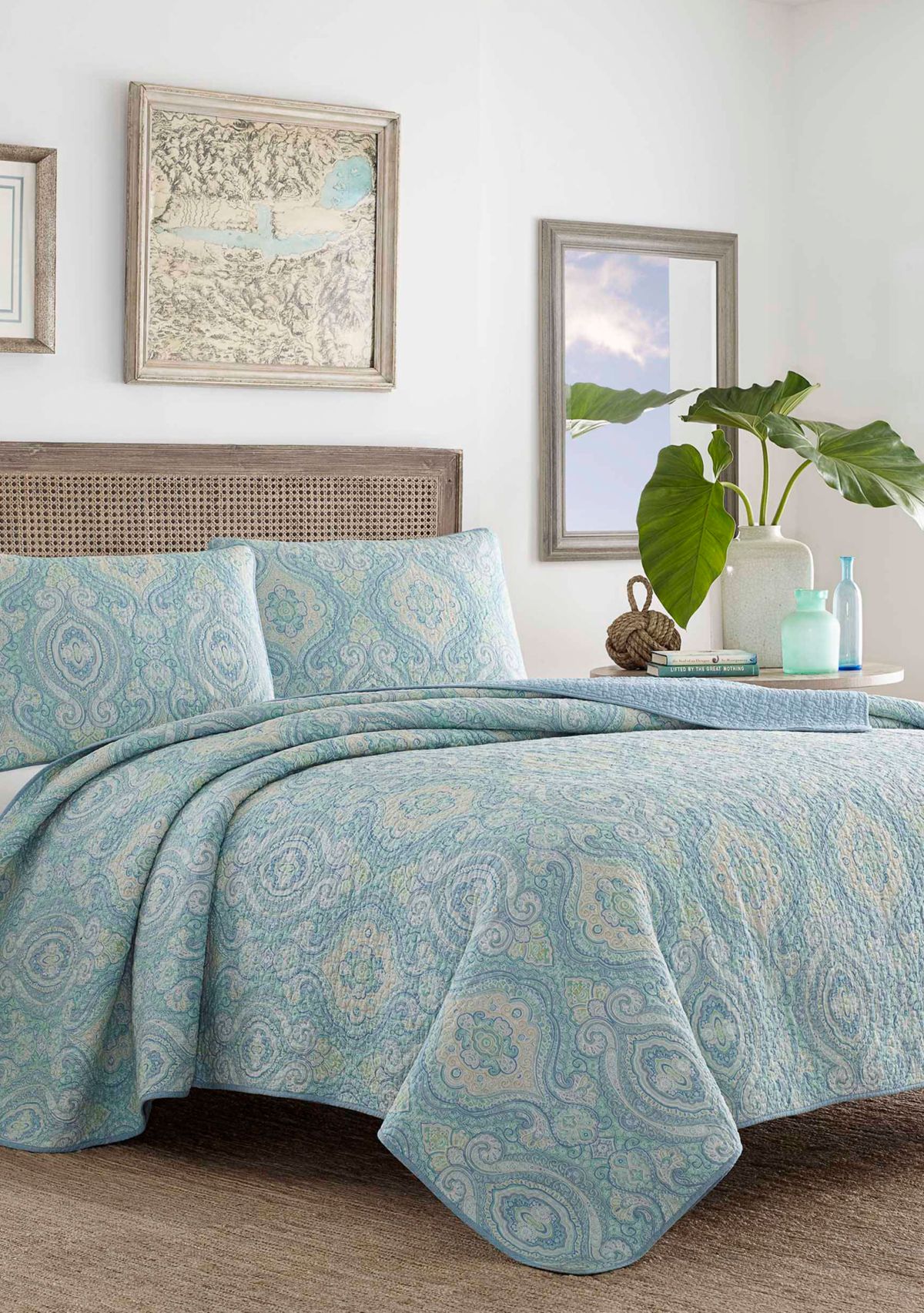 Turtle Cove Cotton Quilt Set