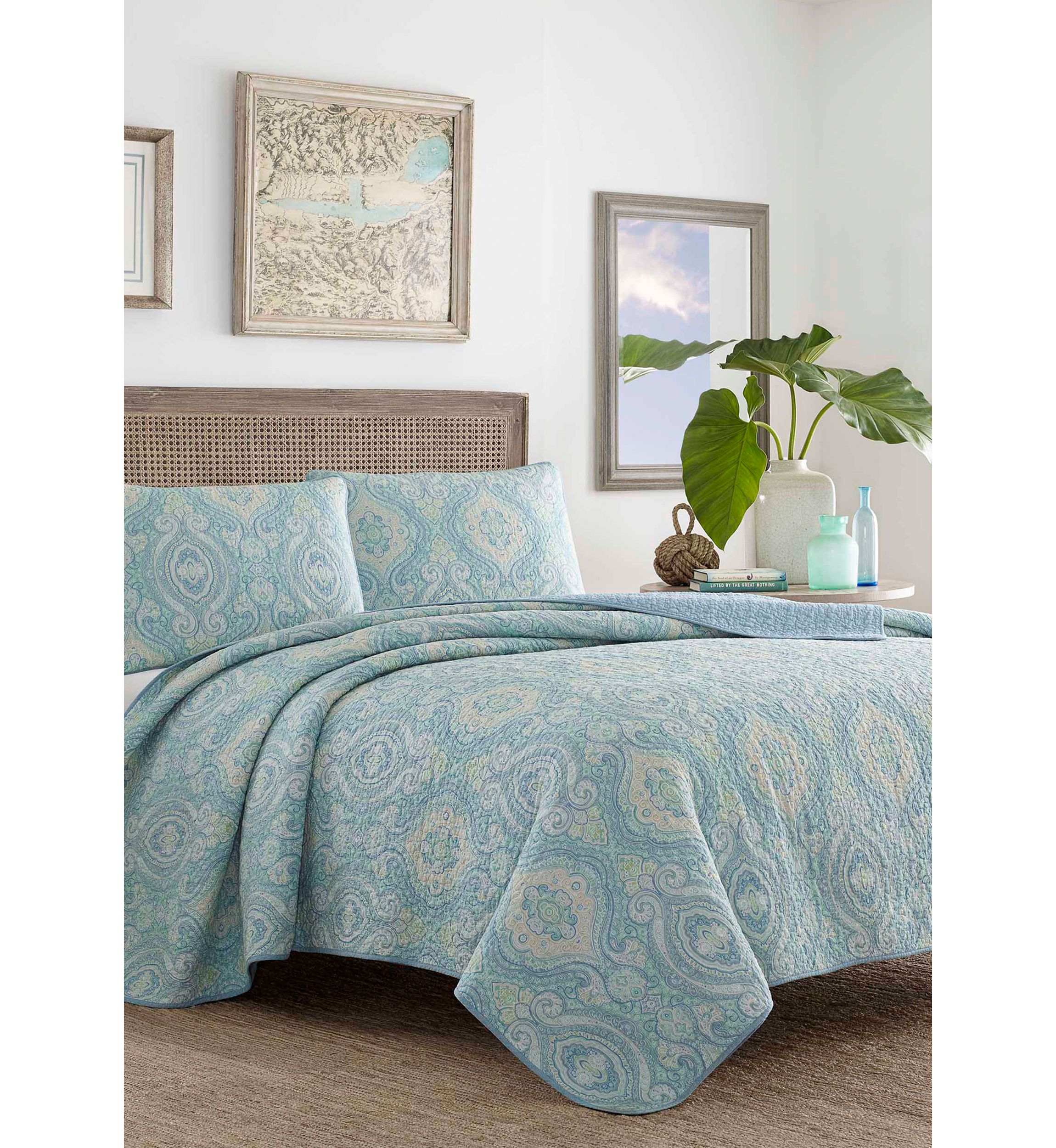 Turtle Cove Cotton Quilt Set