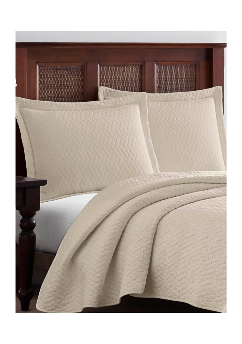 Solid Cotton Quilt Set