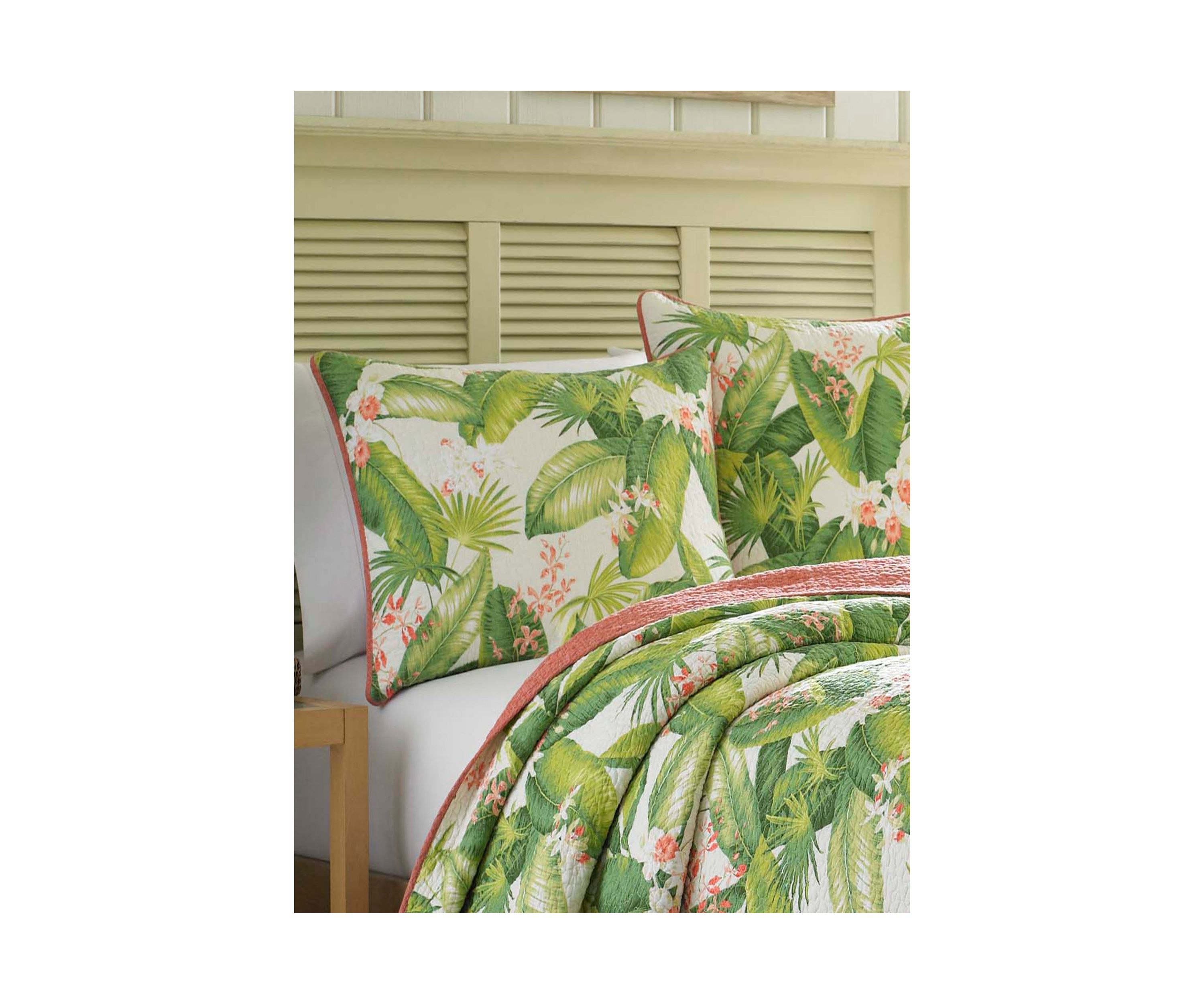 Aregada Dock 2-Piece Floral Cotton Quilt Set