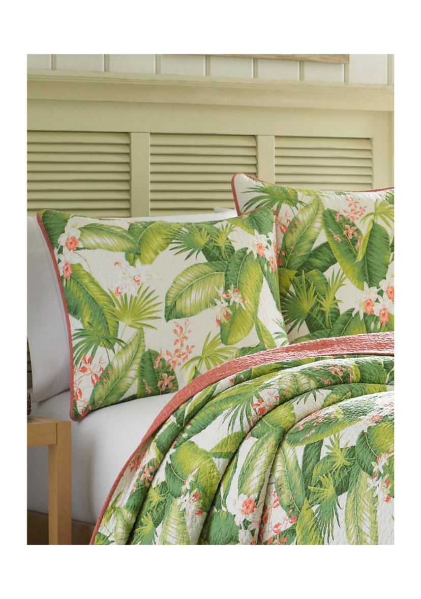 Aregada Dock 2-Piece Floral Cotton Quilt Set
