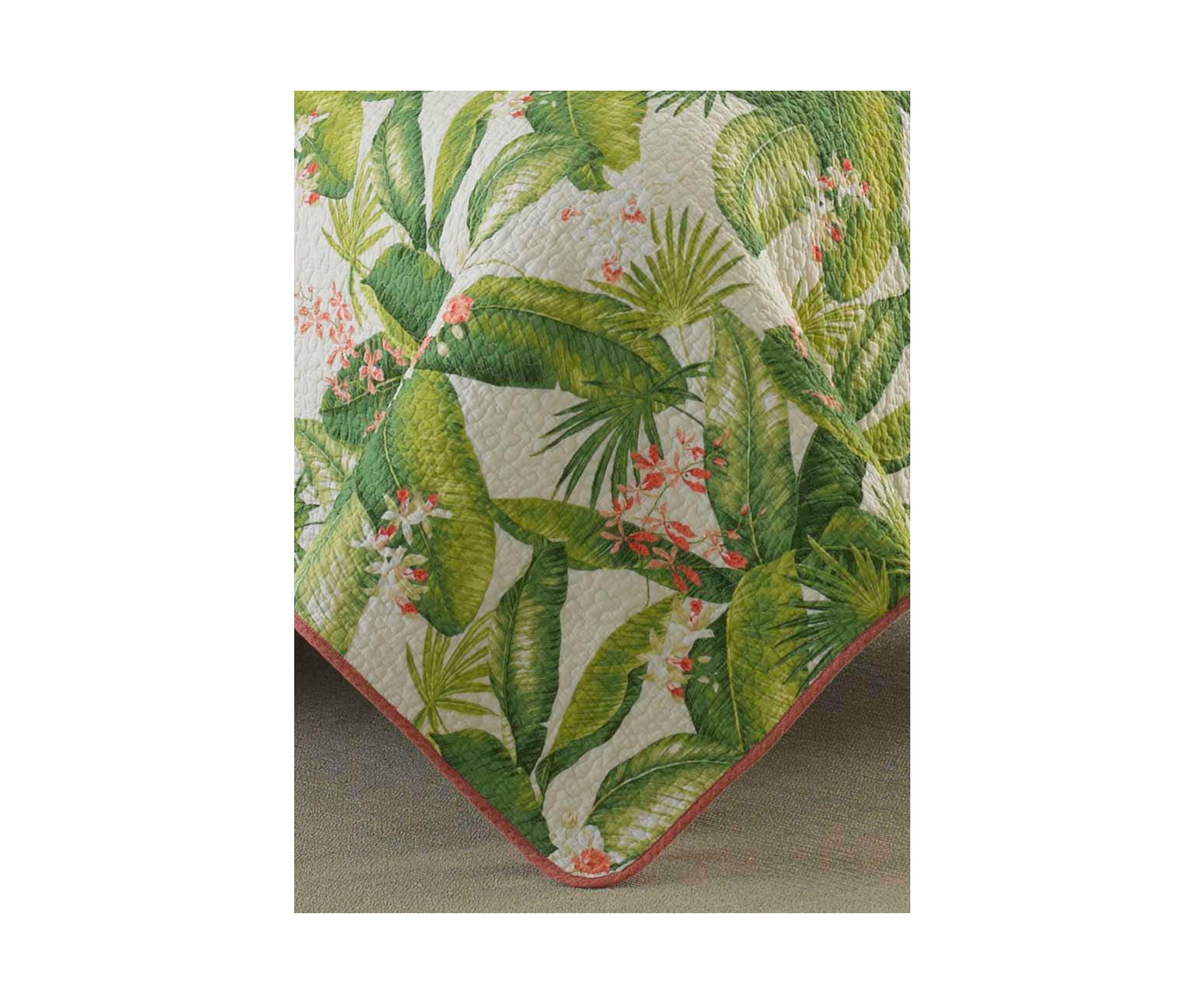 Aregada Dock 2-Piece Floral Cotton Quilt Set