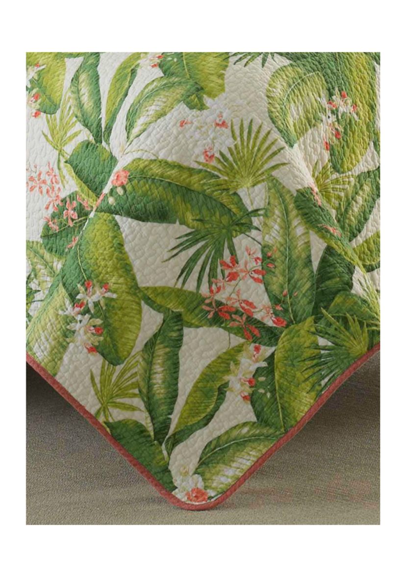 Aregada Dock 2-Piece Floral Cotton Quilt Set