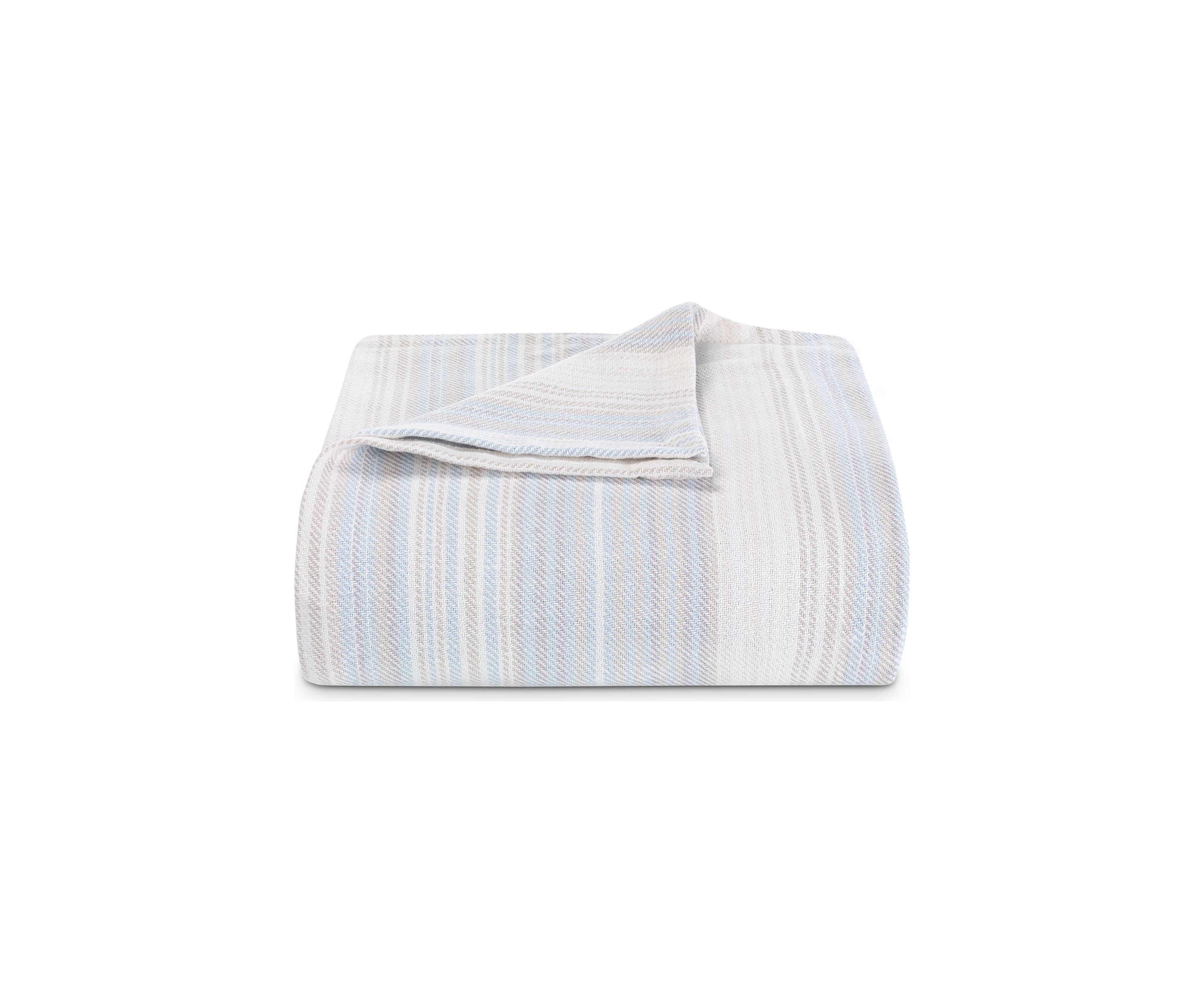 Sandy Shore Striped Blanket