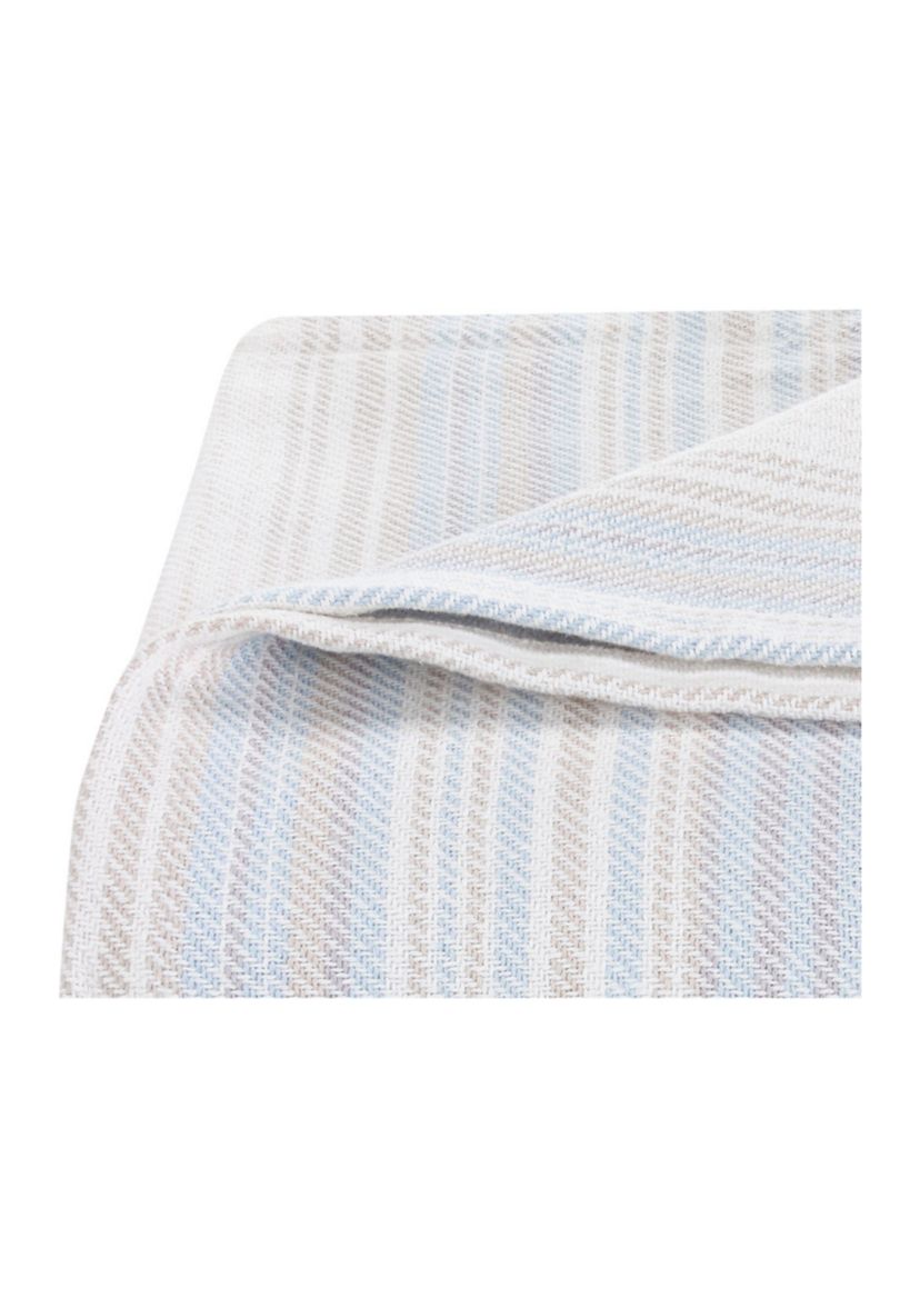 Sandy Shore Striped Blanket