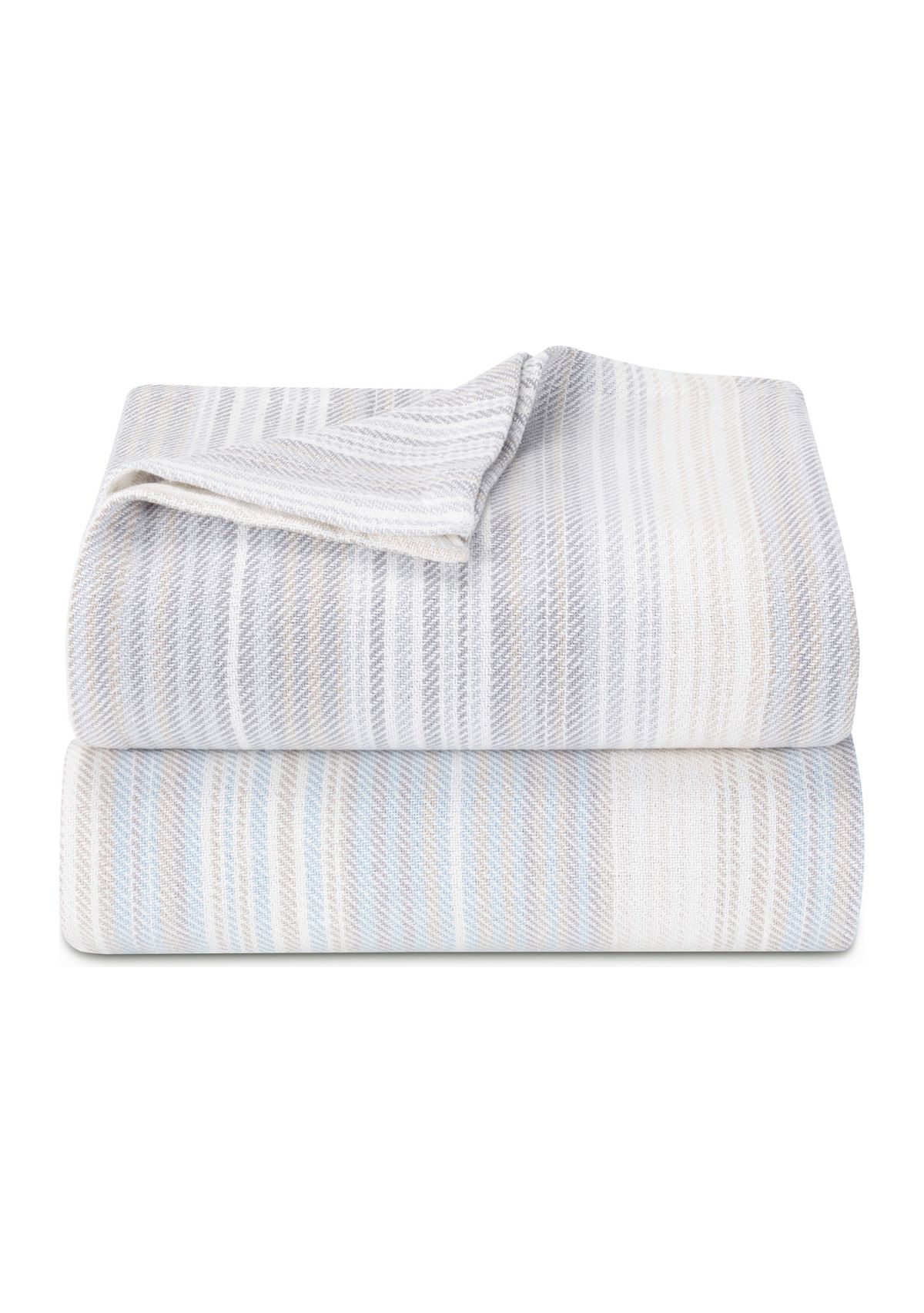 Sandy Shore Striped Blanket