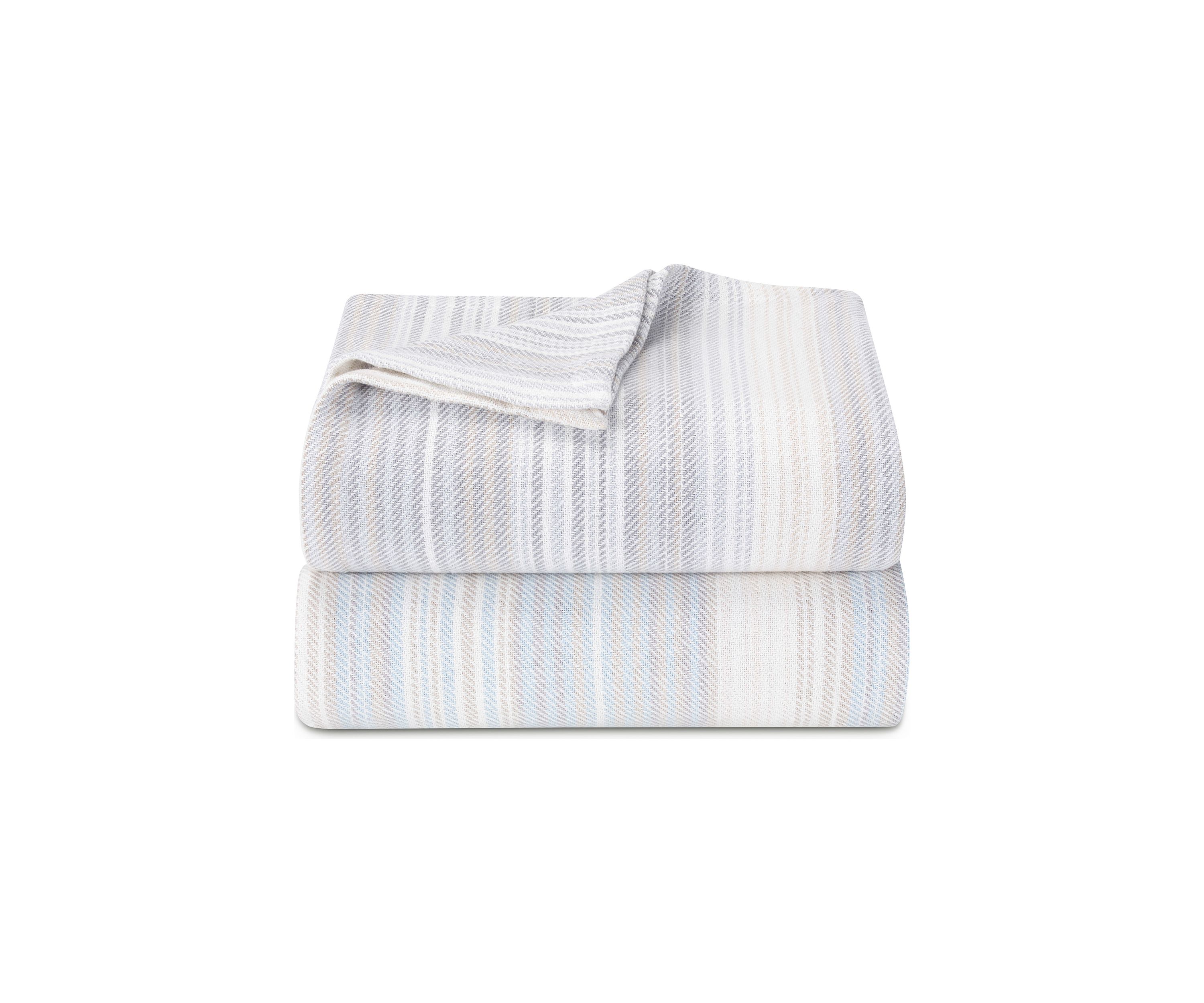 Sandy Shore Striped Blanket