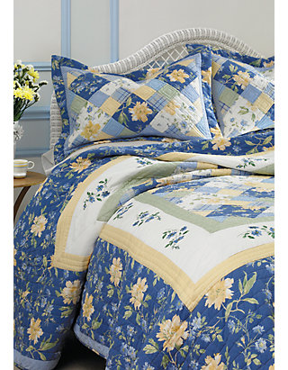 Laura Ashley Emilie Twin Quilt 88 In X 68 In Belk
